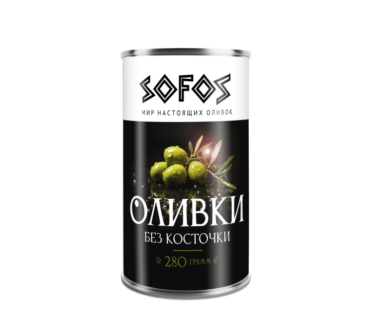 Оливки без косточки ТМ «SOFOS» 300 мл